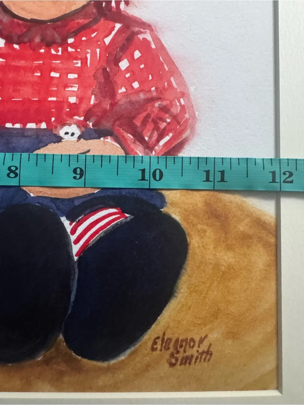 Eleanor Smith Signed Raggedy Ann and Andy Matted Art Print 12” x 10” - Picture 10 of 10